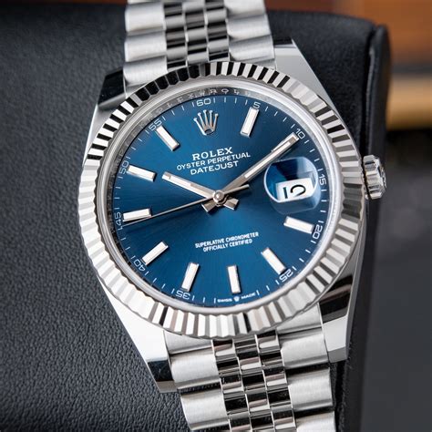 rolex datejust 41 jubilee blue